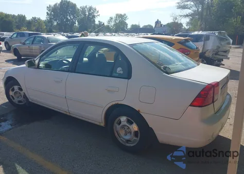 2003 Honda Civic Hybrid from USA, damaged, VIN JHMES95643S023189